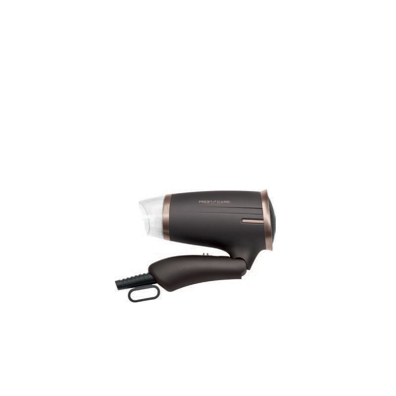PROFI CARE sèche-cheveux PC-HT 3009, blanc/champagne, poignée repliable, 1400 W